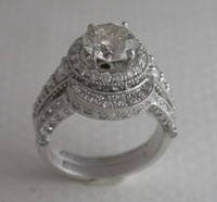 custom wedding band to match customers ring