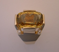 citrine diam 14kyg