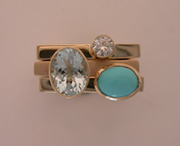 turquoise aqua diam 14kyg